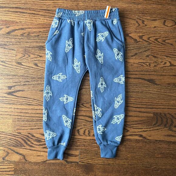 New Dot Australia Boy's Rocket Ship Sweatpant Joggers - 5 - Picture 1 of 4